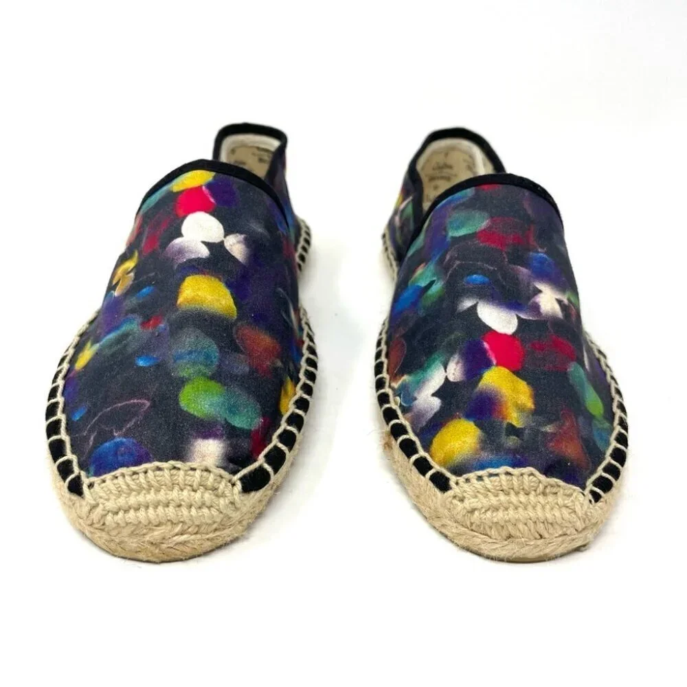 * Soludos x Aritzia Multicolor Espadrille Flats Size 8